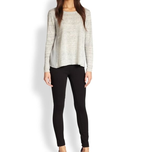 JOIE Jasmine linen sheer blouse Medium - Picture 9 of 9